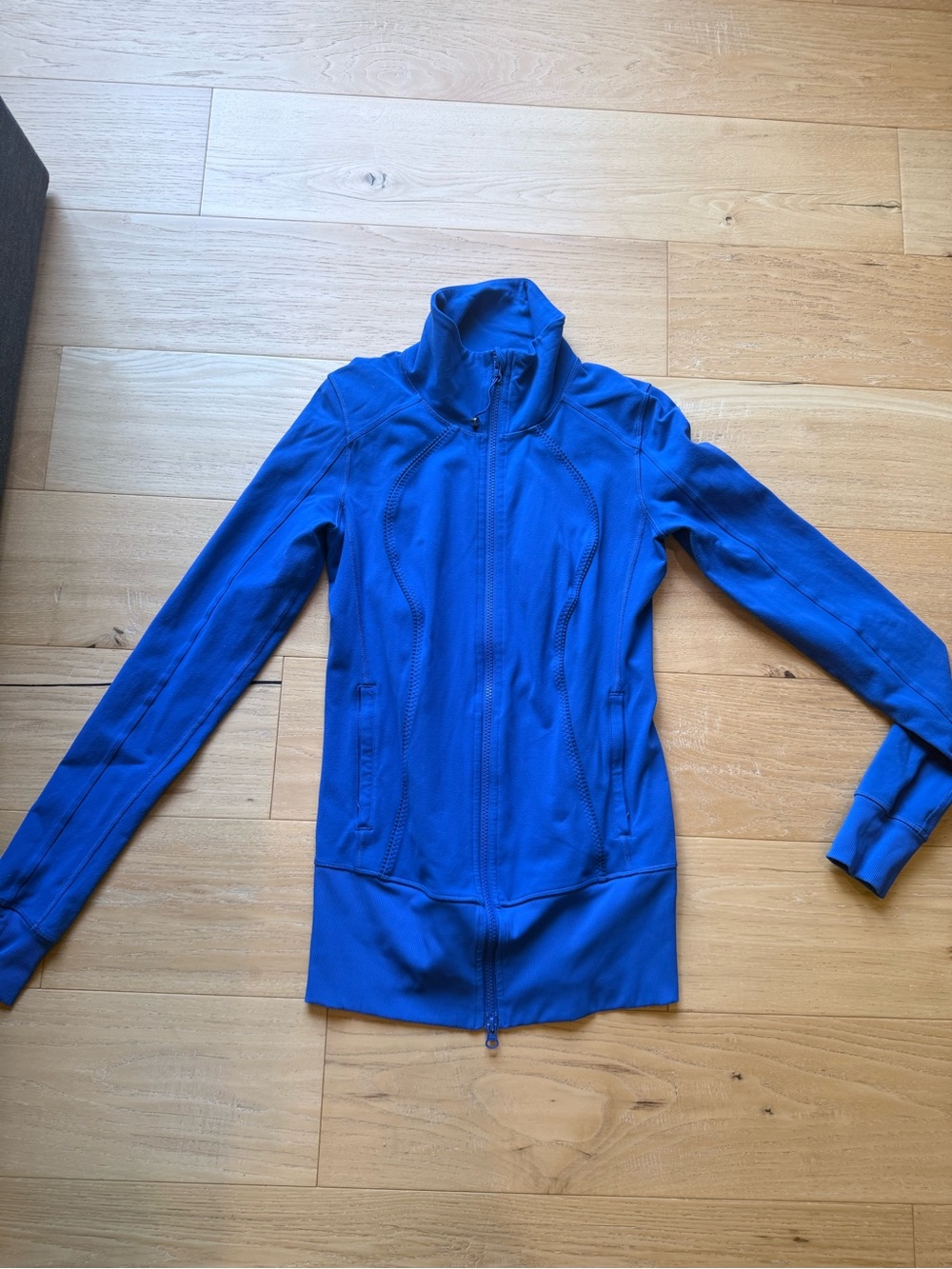 lululemon athletica Royal Blue Full-Zip Bomber Jacket